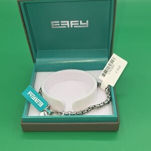 EFFY Sterling Silver 925 link Chain BRACELET NEW With Tags Retails For $420.00